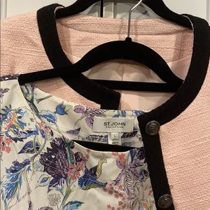 Combined silk “Chanel” like jacket and Shirt